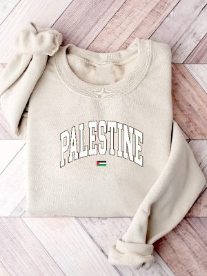 Palestine Sweatshirt Free Palestine Sweater Palestine Flag Crewneck Stand With Palestine Shirt Palestine Sweatshirt Palestine Watermelon Sweatshirt Unique revetee 3