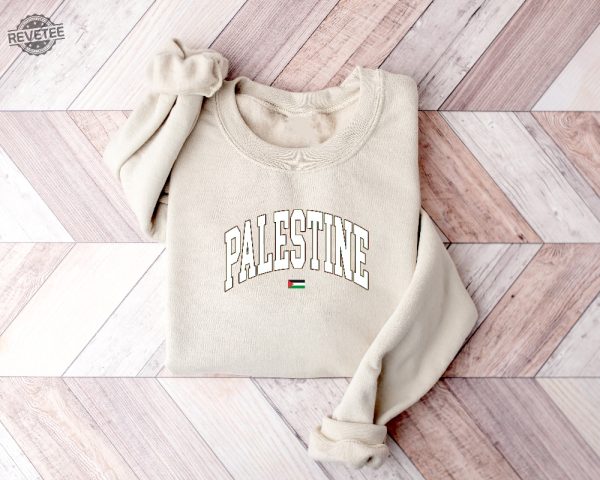 Palestine Sweatshirt Free Palestine Sweater Palestine Flag Crewneck Stand With Palestine Shirt Palestine Sweatshirt Palestine Watermelon Sweatshirt Unique revetee 3