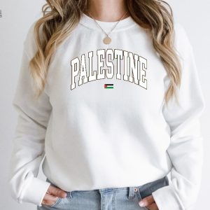 Palestine Sweatshirt Free Palestine Sweater Palestine Flag Crewneck Stand With Palestine Shirt Palestine Sweatshirt Palestine Watermelon Sweatshirt Unique revetee 4