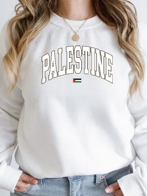 Palestine Sweatshirt Free Palestine Sweater Palestine Flag Crewneck Stand With Palestine Shirt Palestine Sweatshirt Palestine Watermelon Sweatshirt Unique revetee 4