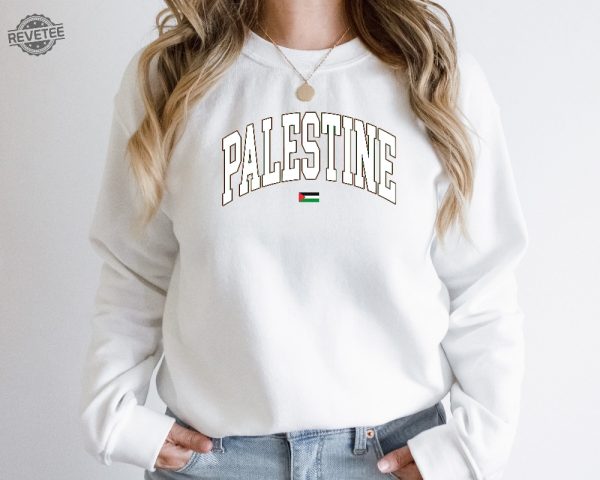 Palestine Sweatshirt Free Palestine Sweater Palestine Flag Crewneck Stand With Palestine Shirt Palestine Sweatshirt Palestine Watermelon Sweatshirt Unique revetee 4