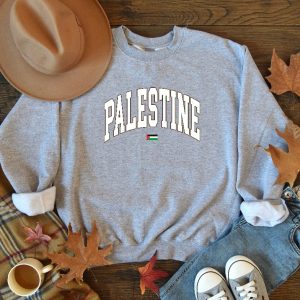 Palestine Sweatshirt Free Palestine Sweater Palestine Flag Crewneck Stand With Palestine Shirt Palestine Sweatshirt Palestine Watermelon Sweatshirt Unique revetee 5