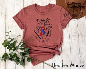 Congenital Heart Defects Awareness Shirt Heart Defect Support Sweatshirt Chd Awareness Hoodie Chd Warrior Tshirt Heart Disease Awareness Shirt giftyzy 2