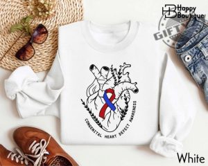 Congenital Heart Defects Awareness Shirt Heart Defect Support Sweatshirt Chd Awareness Hoodie Chd Warrior Tshirt Heart Disease Awareness Shirt giftyzy 4