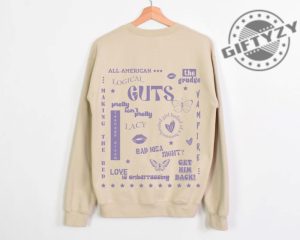 Olivia Rodrigo Guts Shirt Guts World Tour Sweatshirt Guts Hoodie Olivia Rodrigo Tshirt Guts Tracklist Olivia Rodrigo Concert Gift giftyzy 7