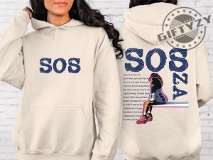 Sza Shirt Womens Music Tshirt Streetwear Fashion Music Lover Hoodie Sos Sweatshirt Sza Kill Bill Gift giftyzy 2