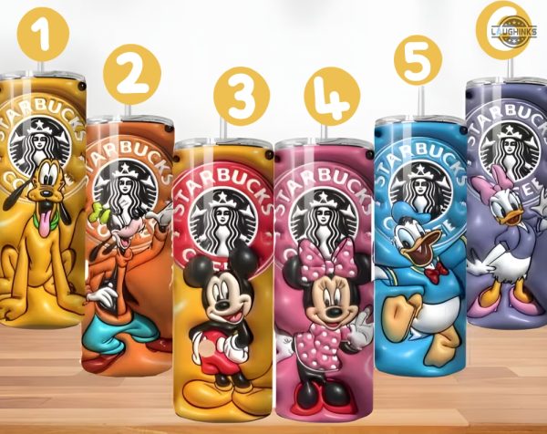 minnie mouse starbucks tumbler x mickey and friends skinny tumbler 20oz 20oz disney characters pluto goofy donald daisy duck stainless steel coffee cups laughinks 2