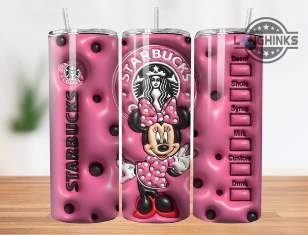 minnie mouse starbucks tumbler x mickey and friends skinny tumbler 20oz 20oz disney characters pluto goofy donald daisy duck stainless steel coffee cups laughinks 6