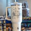 Hogwarts Stanley Tumbler Harry Potter Stanley Cup Castle Hippogriff Magic Fantasy Books Novels Tumbler trendingnowe 2