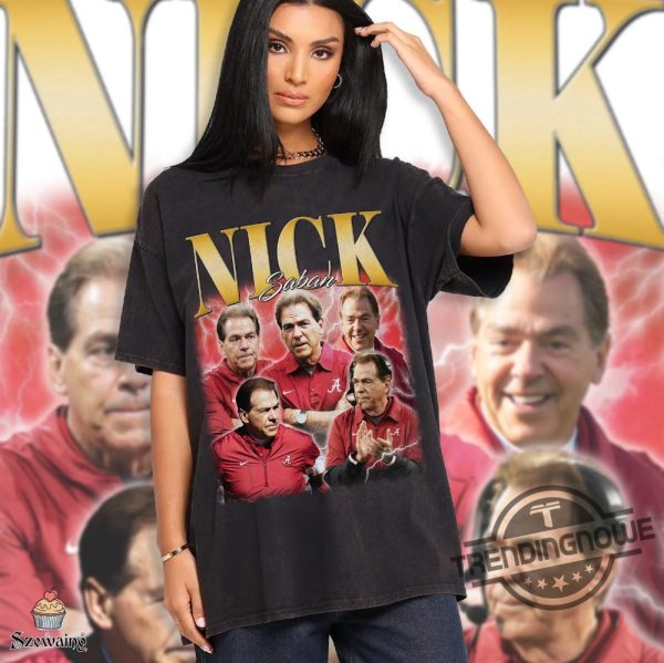 Vintage Nick Saban Shirt Roll Tide Sweatshirt Bama Girl Nick Saban Tshirt Gift For Him And Her trendingnowe 3