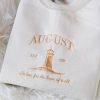 August Embroidered Sweatshirt Hoodie Ts To Live For The Hope Of It All Sweatshirt Swifties Gift August Swifites Eras Tour Outfit Taylor Swift Merch Unique revetee 1