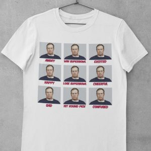 New England Patriots Funny Bill Belichick Face Shirt Unique Bill Belichick Sweatshirt Belichick Sweatshirt Hoodie And More revetee 4