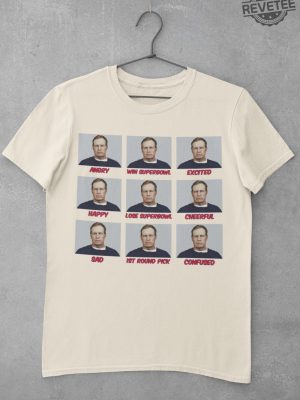 New England Patriots Funny Bill Belichick Face Shirt Unique Bill Belichick Sweatshirt Belichick Sweatshirt Hoodie And More revetee 5