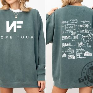 Nf Hope Shirt Hope Album Tour Merch Sweatshirt Nf Hope Tour 2023 Tshirt Rapper Nf Fan Hoodie 2023 Concert Shirt giftyzy 3