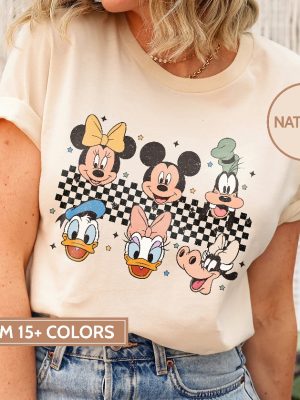 Retro Mickey And Friends Shirts Womens Disney Shirt Retro Disney Shirt Women Disneyworld Shirt Retro Disney Shirts Walt Disney World Shirts Unique revetee 3