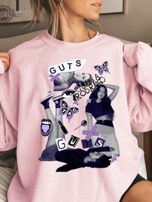 Vintage Olivia Rodrigo Guts Album Tour Shirt Olivia Rodrigo Sweatshirt Unique Olivia Rodrigo Guts Shirt revetee 3