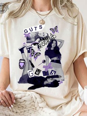 Vintage Olivia Rodrigo Guts Album Tour Shirt Olivia Rodrigo Sweatshirt Unique Olivia Rodrigo Guts Shirt revetee 4