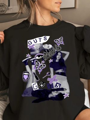 Vintage Olivia Rodrigo Guts Album Tour Shirt Olivia Rodrigo Sweatshirt Unique Olivia Rodrigo Guts Shirt revetee 5