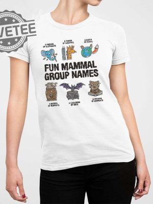 Fun Mammal Group Names Shirt Unique Fun Mammal Group Names Hoodie Fun Mammal Group Names Sweatshirt Long Sleeve Shirt revetee 3