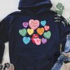 Candy Hearts Shirt Valentines Version Candy Shirt Love Song Quotes Shirt Love Quotes Hoodie Best Valentine Shirt Gift For Couple trendingnowe 3
