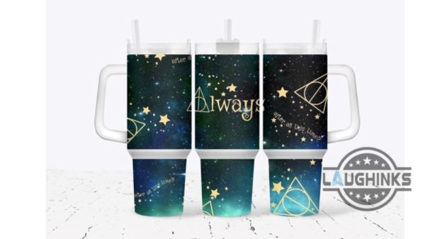 harry potter stanley cups dupe 40 oz always wizard witch stainless steel tumbler with handle magic world hogwarts school after all this time gift for book lovers laughinks 2