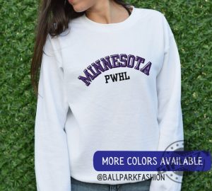 Pwhl Minnesota Hockey Shirt Minnesota Hockey Pwhl Sweatshirt Womens Hockey League Hoodie Womens Sports Hockey Mom Tshirt Hockey Fan Pwhl Shirt giftyzy 3