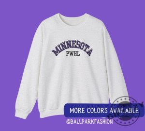 Pwhl Minnesota Hockey Shirt Minnesota Hockey Pwhl Sweatshirt Womens Hockey League Hoodie Womens Sports Hockey Mom Tshirt Hockey Fan Pwhl Shirt giftyzy 4