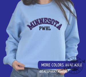 Pwhl Minnesota Hockey Shirt Minnesota Hockey Pwhl Sweatshirt Womens Hockey League Hoodie Womens Sports Hockey Mom Tshirt Hockey Fan Pwhl Shirt giftyzy 7