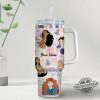 Custom Disney Princesses Colorful Tumbler Personalized Disney 40Oz Tumbler With Handle Straw Disney Characters Tumbler Christmas Gift trendingnowe 1 1