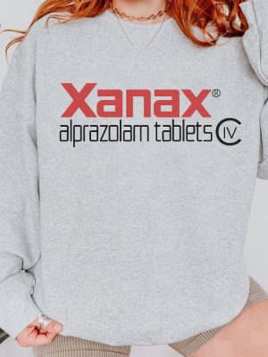 Xanax Alprazolam Tablets T Shirt Pharma Sweatshirt Group Shirt Funny Pharma Shirt Valentines Day Gifts revetee 3