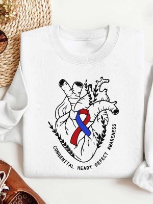 Congenital Heart Defects Awareness Shirt Heart Defect Support Chd Awareness Hoodie Chd Warrior Tee Heart Disease Awareness Sweatshirt revetee 4