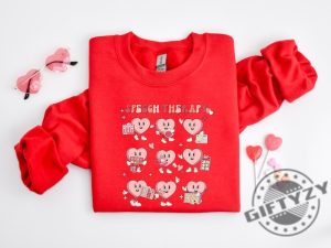 Slp Valentines Day Shirt Valentines Speech Therapy Tshirt Speech Language Pathology Crewneck Sweatshirt Love Language Hoodie Social Life Shirt giftyzy 4