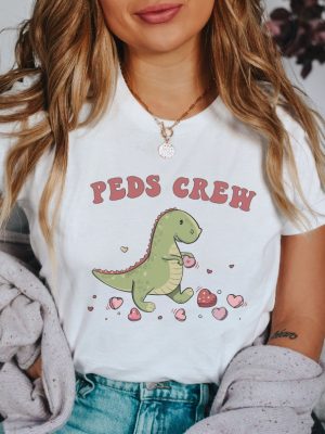 Pediatric Nurse Valentines Shirt Peds Crew Valentine Shirt Pediatric Rn Shirt Vday Peds Nurse Vday Gift For Peds Nurse Practitioner Rn Tee Unique revetee 2