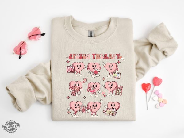 Slp Valentines Day Shirt Valentines Speech Therapy Shirt Speech Language Pathology Crewneck Love Language Tee Social Life Sweatshirt Unique revetee 2