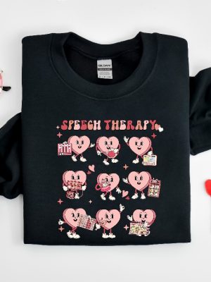 Slp Valentines Day Shirt Valentines Speech Therapy Shirt Speech Language Pathology Crewneck Love Language Tee Social Life Sweatshirt Unique revetee 4