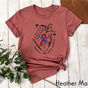 Congenital Heart Defects Awareness Shirt Heart Defect Support Chd Awareness Hoodie Chd Warrior Tee Heart Disease Awareness Sweatshirt Unique revetee 3