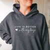 Life Is Better With My Boys Sweatshirt And Hoodie Mom Of Boys Sweatshirt Mom Of Boys Crewneck Mom Of Boys Shirt Unique revetee 1