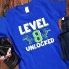 Video Game Birthday Shirt Kids Gamer Bday Shirt Level Unlocked Boys Game Controller Shirt Unique revetee 1