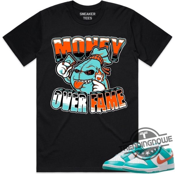 Miami Money Over Fame Shirt Miami Dunks Shirt To Match Sneakers trendingnowe 2
