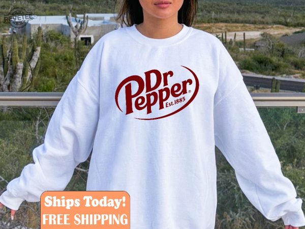 Vintage Dr Pepper Sweatshirt Retro Soda Dr Pepper Gifts For Her Pepper Crewneck Sweatshirt For Fall And Winter Unique revetee 1