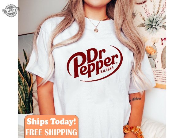 Vintage Dr Pepper Sweatshirt Retro Soda Dr Pepper Gifts For Her Pepper Crewneck Sweatshirt For Fall And Winter Unique revetee 2