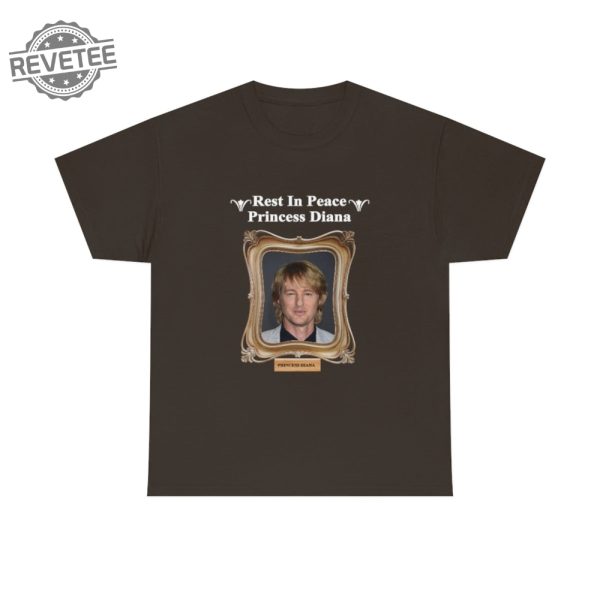 Rest In Peace Princess Diana Owen Wilson Shirt Unique revetee 3