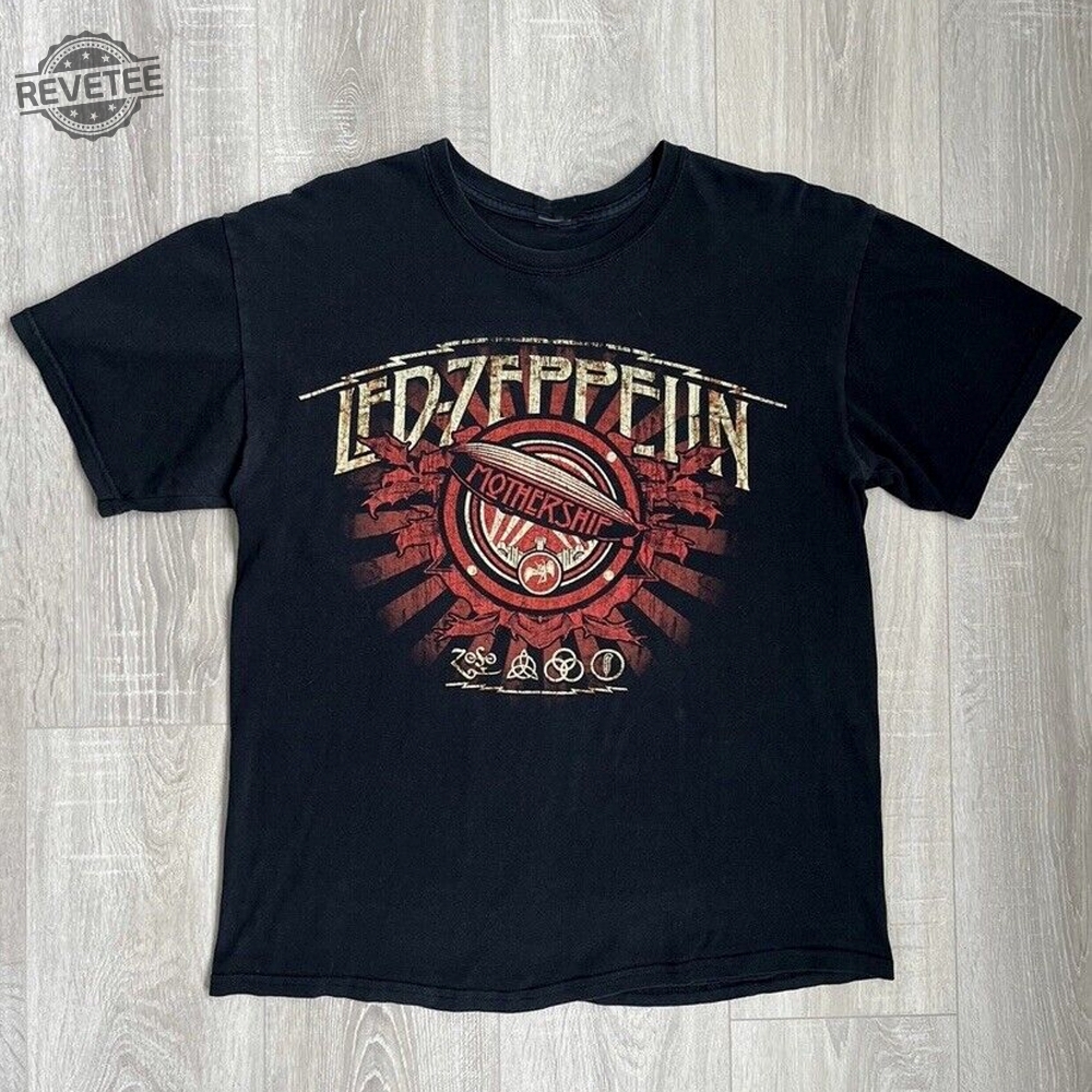 Led Zeppelin Mothership Shirt Led Zeppelin Album Cover Led Zeppelin T Shirt Rock Band Tee Vintage Led Zeppelin Shirt Unique