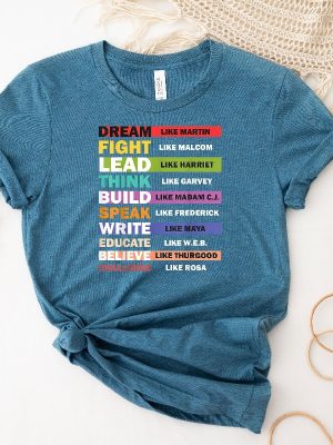 Black History Month Shirt Dream Like Martin Shirt Juneteenth Shirt Black Lives Matter Shirt Black Pride Shirt Human Rights Equality Tee Unique revetee 5