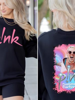 P Nk Pink Singer Summer Carnival 2024 Tour Shirt Pink Fan Lovers Shirt Music Tour 2024 Shirt Trustfall Album Shirt Concert 2024 P Nk Shirt Unique revetee 3