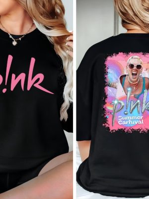 P Nk Pink Singer Summer Carnival 2024 Tour Shirt Pink Fan Lovers Shirt Music Tour 2024 Shirt Trustfall Album Shirt Concert 2024 P Nk Shirt Unique revetee 4