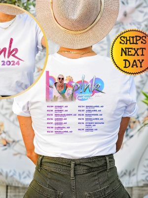 P Nk Pink Singer Summer Carnival 2024 Tour Shirt Pink Fan Lovers Shirt Music Tour 2024 Shirt Trustfall Album Shirt Concert 2024 Pnk Tee Unique revetee 3