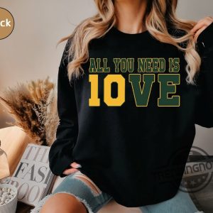 All You Need Is Love Packers Sweatshirt All You Need Is Jordan Love Shirt Football Sweatshirt Hoodie Gift For Her Him trendingnowe 3