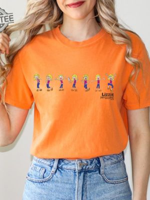 Disney Lizzie Mcguire Animated Lizzie Multi Pose Shirt Retro Family Matching Magic Kingdom Shirt Hoodie Shirt Unique Lizzie Mcguire Shirt revetee 3