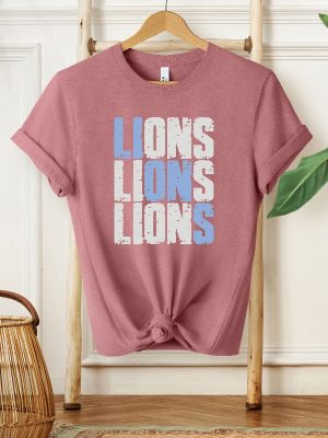 Lions Shirt Football Lover Shirt Lions Gift Tee Fan Shirt Game Day Tee Shirt Unique revetee 4